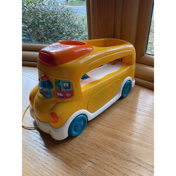 Vtech Count & Learn School Bus Toy Interactive Pull Toy - Picture 2 of 6
